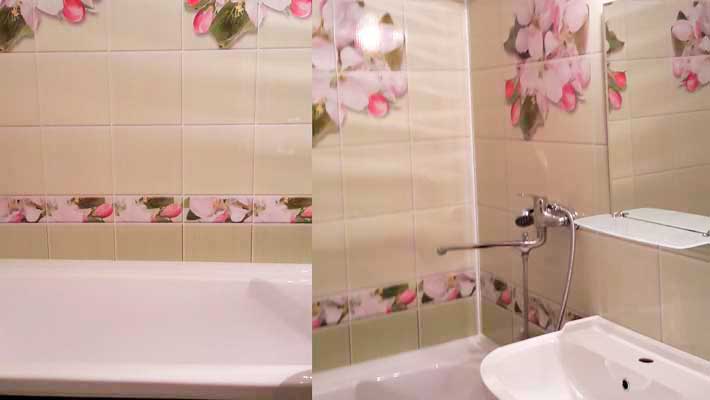 Пример ПОСЛЕ ремонта ванной комнаты панелями ПВХ
